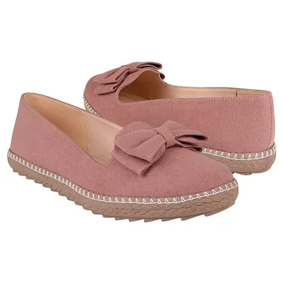 MOCASINES DAMA STYLO 15982 SUEDE ROSA