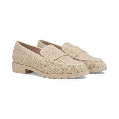 Mocasines Kenneth Cole Fern Natural Raffia mujer