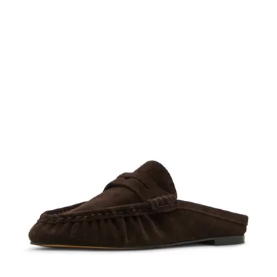 Mocasín Steve Madden Rafe Gamuza Marrón Chocolate Talla 10