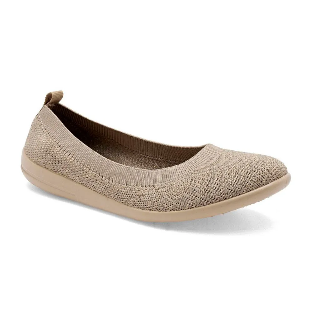 Giomar flat para mujer beige cod 147556-E