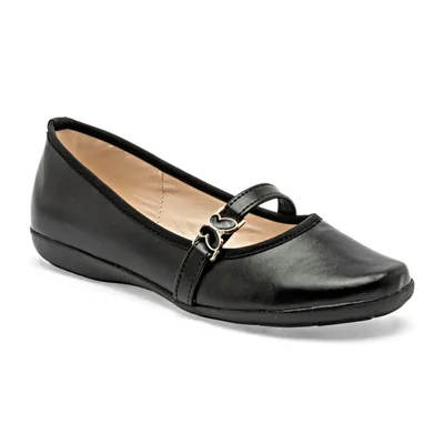 Varena zapato escolar para mujer negro cod 146524-E