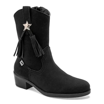 Mora west bota vaquera para mujer negro cod 146707-E