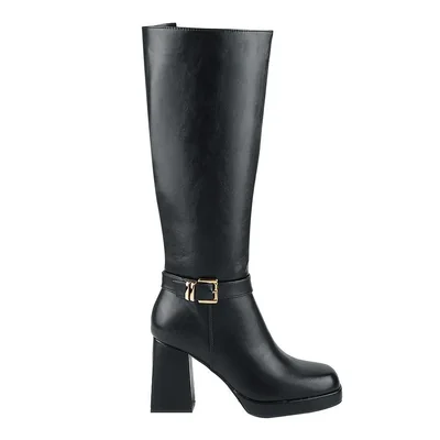 Bota dama sao paulo vestir tubo alto plataforma 9cm 1313099