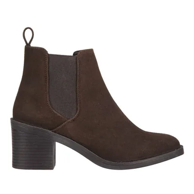 Bota dama vi line casual tipo gamuza tacon 6.5cm 1345315