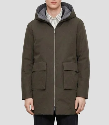 Chamarra reversible con capucha Hombre
