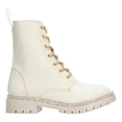 Botines mujer tropicana beige borcegos c