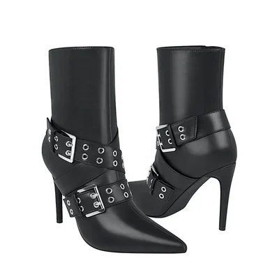 BOTAS DAMA CAPA DE OZONO 617304 SIMIPIEL NEGRO