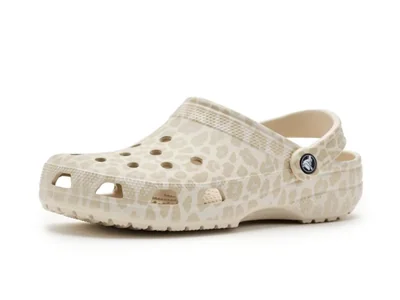 Zueco Crocs Unisex Tono Almendra/Leopardo M8/W10