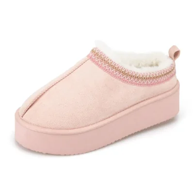 Pantufla Jessica Simpson Talla Pequeña Rosa Empolvado en Microsuede