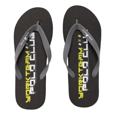 Sandalias polo club hombre york team negro playa slide