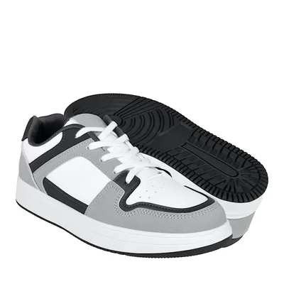 TENIS CABALLERO VIA URBANA PS202470121 SIMIPIEL GRIS