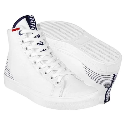 TENIS CASUALES JOVEN WHAT´S UP 325809 TEXTIL BLANCO