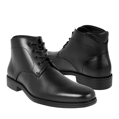BOTINES STYLO HOMBRE 8169 SIMIPIEL NEGRO