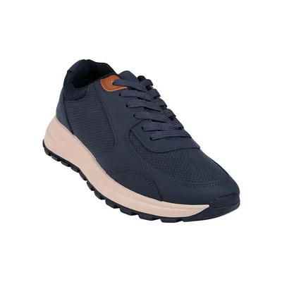 Tenis hombre casual azul torrente 147042