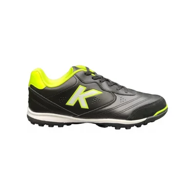 Tenis fútbol rápido Kelme Turf hombre negro amarillo