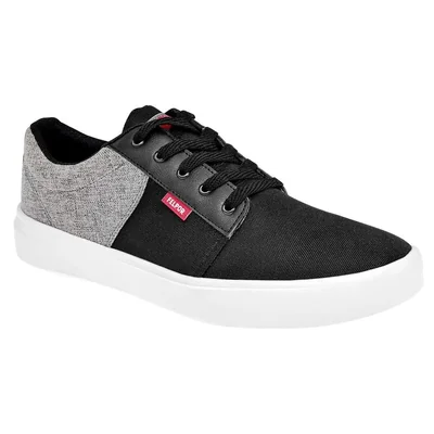 Felpor Tenis urbano para hombre negro gris, código 108560-1