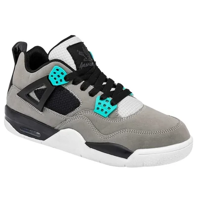 American Fire Tenis urbano para hombre gris negro, código 117774-1