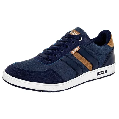 Newk Tenis urbano para hombre marino camel, código 76332-1