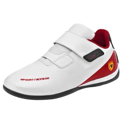 Apoort Tenis urbano para hombre blanco rojo negro, código 111864-2