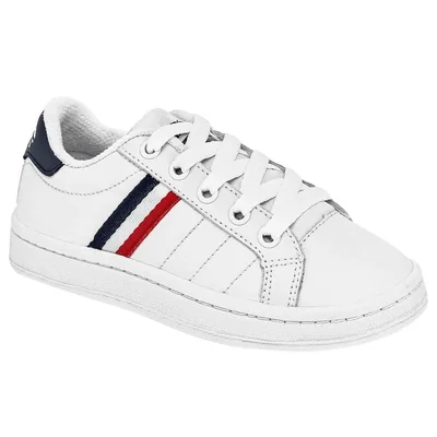 Apoort Tenis urbano para hombre blanco marino rojo, código 97637-3
