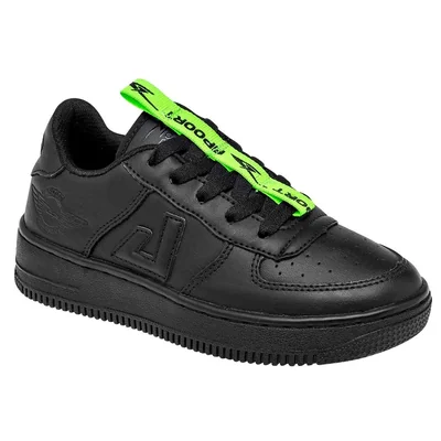 Apoort Tenis urbano para hombre negro negro, código 104167-2