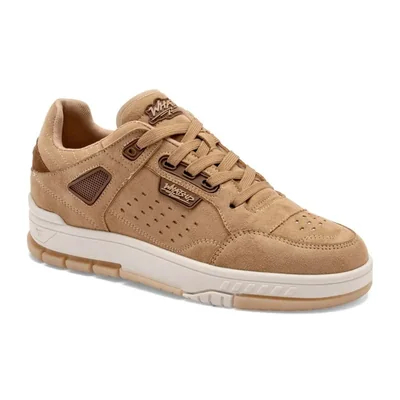 What'S U? tenis para hombre camel café cod 148017-F