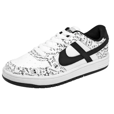 Panam Tenis urbano para hombre blanco negro, código 104892-2