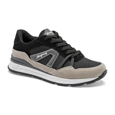 Aerojersey tenis urbanos para hombre negro gris cod 147911-F