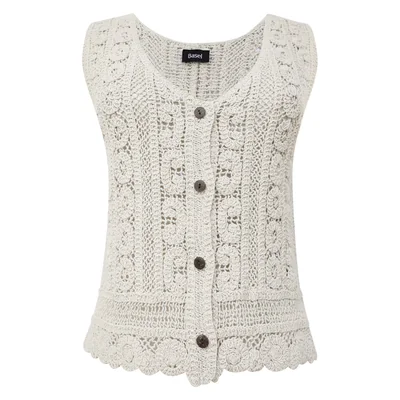 Chaleco de Crochet Artesanal Basel para Mujer