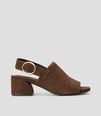 Sandalias con tacón bajo ancho Maddy Mujer