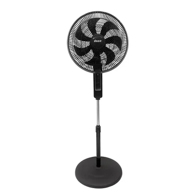 Ventilador de pedestal 16 pulgadas Dace con control remoto 7 aspas VPMX1601NR
