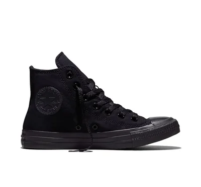 Zapatilla CONVERSE ALL STAR 25 cm negro monocromo
