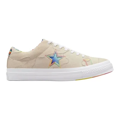 TensiConverse One Star Pride Low Egret de Gamuza