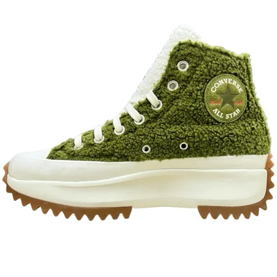 TENIS CONVERSE RUN STAR HIKE DARK MOSS FELPA DE BOTA EN PLATAFORMA