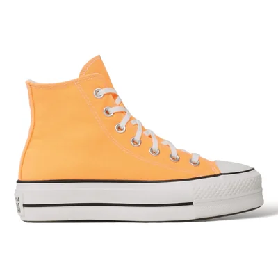 TENIS CONVERSE CTAS LIFT HI PEACH BEAM DE BOTA EN PLATAFORMA