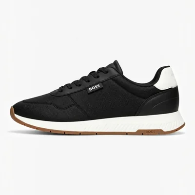 Tenis Boss Titanium Casual Negro Hombre