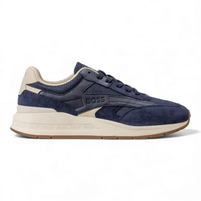 Tenis Boss Kurt Runn Azul Alta Calidad