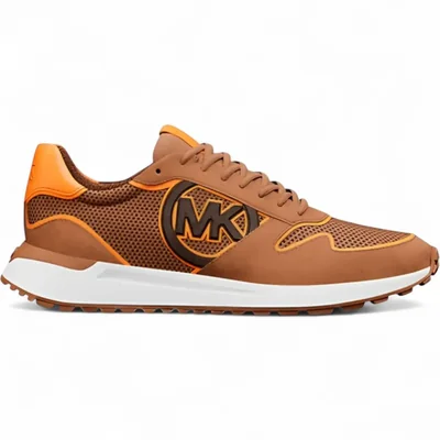 Tenis Michael Kors Dax Trainer Naranja