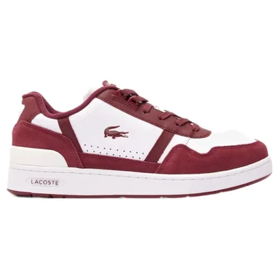 TENIS LACOSTE T-CLIP DE PIEL PARA HOMBRE