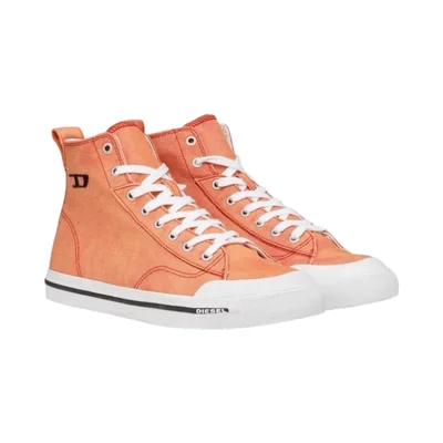 TENIS DIESEL S-ATHOS MID MOLTEN LAVA BOTA COLOR NARANJA