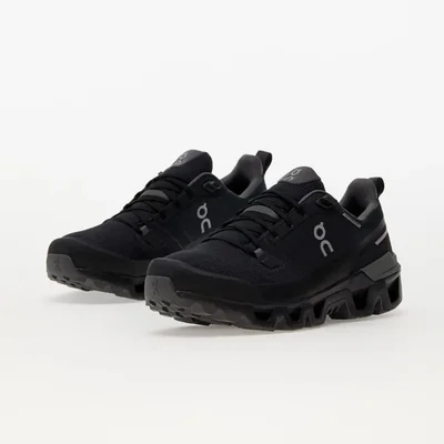 Tenis ON Cloudwander Waterproof Black Eclipse para hombre
