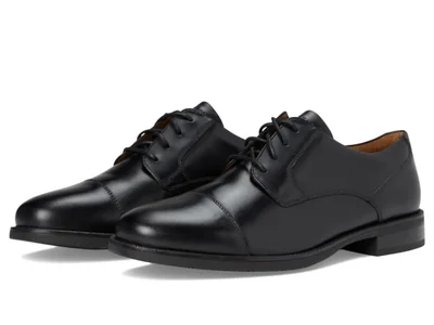 Cole Haan Oxfords 9.5-M US Negro con puntera de gorra