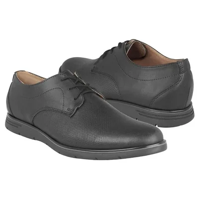 Zapatos casuales Stylo para hombre simipiel negro 2002
