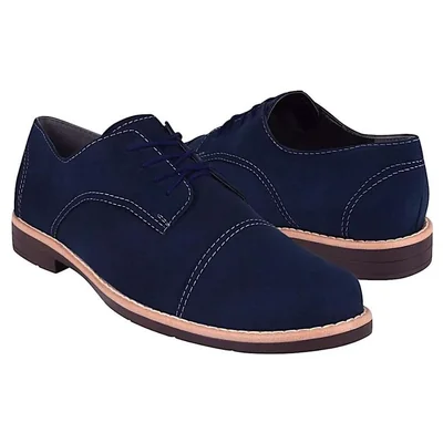 ZAPATOS CASUALES CABALLERO STYLO 1004 SUEDE AZUL