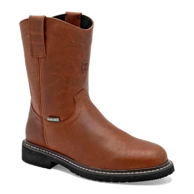 Mora west bota de piel para hombre camel cod 147703-F