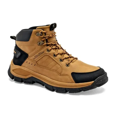 Polo exchange bota tipo hiking para hombre amarillo negro cod 147712-F