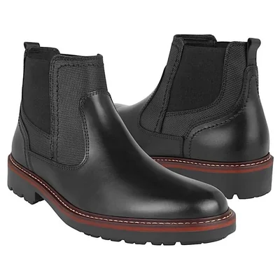 BOTINES CABALLERO STYLO H02741 SIMIPIEL NEGRO