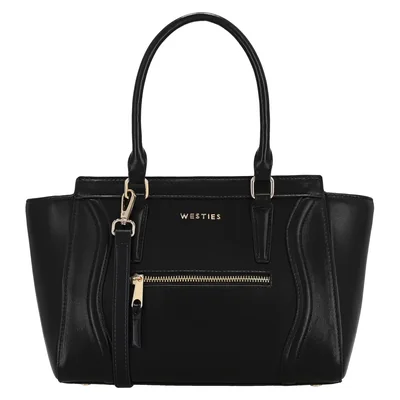Bolsa Satchel Negro Westies para Mujer