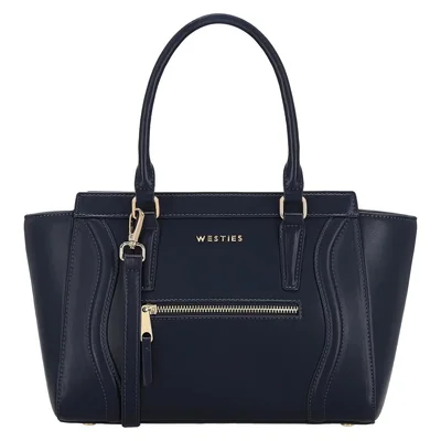 Bolsa Satchel Azul Obscuro Westies para Mujer