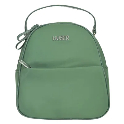 Bolsa Backpack Verde Huser para Mujer